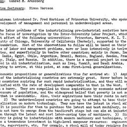 Minutes, 1956-10-09. Develo...