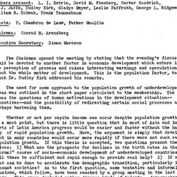 Minutes, 1957-03-05. Develo...