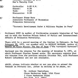 Announcements, 1972-02-01. ...