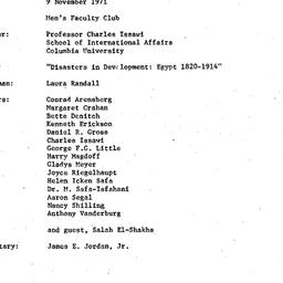 Minutes, 1971-11-09. Develo...