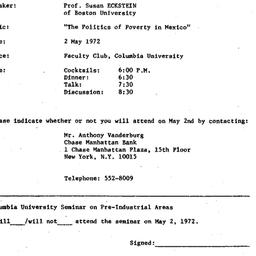 Announcements, 1972-05-02. ...