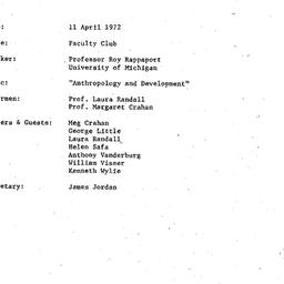 Minutes, 1972-04-11. Develo...