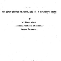 Speaker's paper, 1963-0...