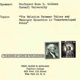 Announcements, 1963-01-22. ...