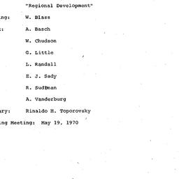 Minutes, 1970-04-28. Develo...