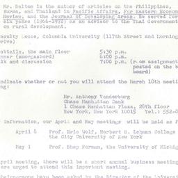 Announcements, 1975-03-18. ...