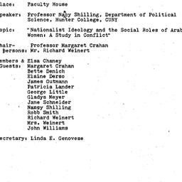 Minutes, 1973-03-08. Develo...