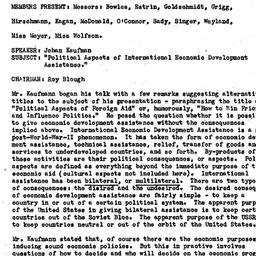 Minutes, 1960-03-01. Develo...