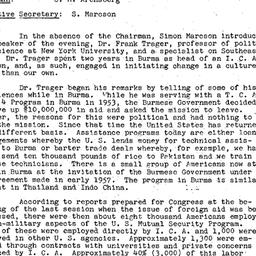 Minutes, 1957-11-19. Develo...