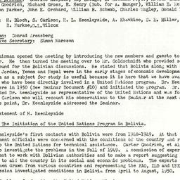 Minutes, 1955-03-15. Develo...