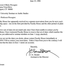 Correspondence, 1995-06-23....