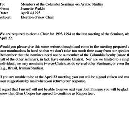 Correspondence, 1993-04-04....