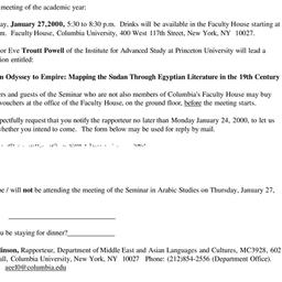 Announcements, 2000-01-27. ...