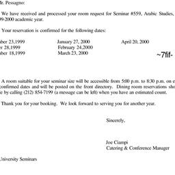 Correspondence, 2000-06-28....