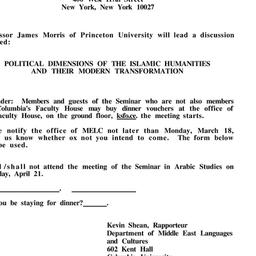 Announcements, 1988-04-21. ...