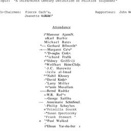 Minutes, 1985-04-18. Arabic...