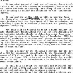 Announcements, 1976-05-10. ...