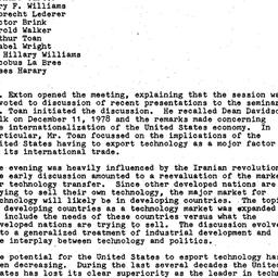 Minutes, 1979-02-12. Organi...