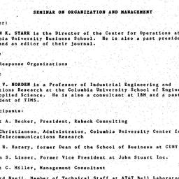 Minutes, 1989-11-13. Organi...