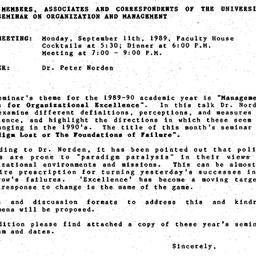 Announcements, 1990-08-25. ...