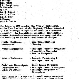 Minutes, 1991-02-11. Organi...