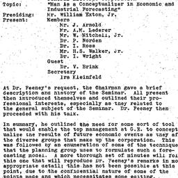 Minutes, 1968-12-09. Organi...