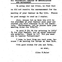 Correspondence, 1974-06-13....
