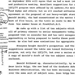 Announcements, 1973-09-17. ...