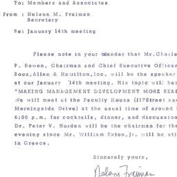 Announcements, 1973-12-20. ...