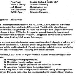 Minutes, 2000-12-11. Organi...