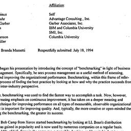 Minutes, 1994-03-14. Organi...