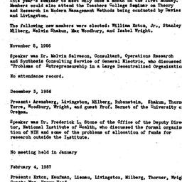 Minutes, 1956-10-01. Organi...
