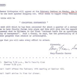 Announcements, 1966-02-14. ...