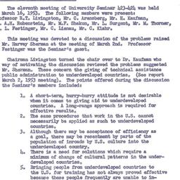 Minutes, 1953-03-16. Organi...