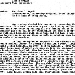 Minutes, 1982-01-11. Organi...