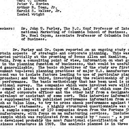 Minutes, 1981-11-09. Organi...