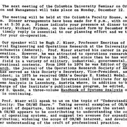 Announcements, 1983-12-05. ...