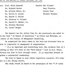 Minutes, 1983-11-14. Organi...