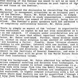 Minutes, 1984-01-09. Organi...