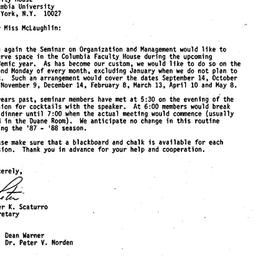 Correspondence, 1987-08-21....