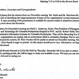 Announcements, 1994-12-12. ...