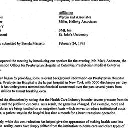 Minutes, 1994-12-12. Organi...
