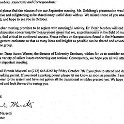 Announcements, 1994-10-10. ...