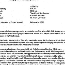 Minutes, 1995-02-13. Organi...