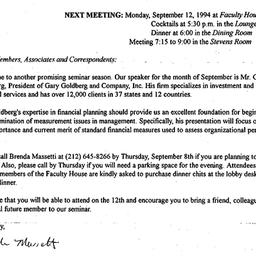 Correspondence, 1994-09-12....