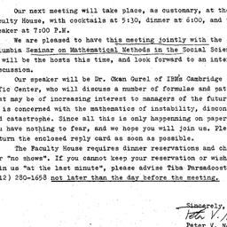 Announcements, 1981-01-19. ...
