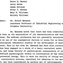 Minutes, 1981-03-09. Organi...