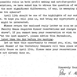 Announcements, 1981-03-22. ...
