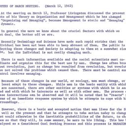 Minutes, 1962-03-12. Organi...