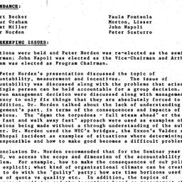 Minutes, 1989-04-12. Organi...